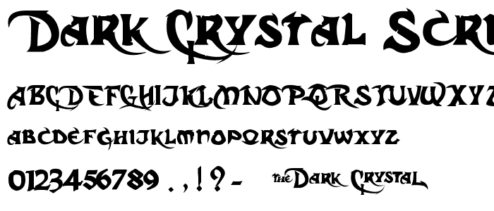 Dark Crystal Script police